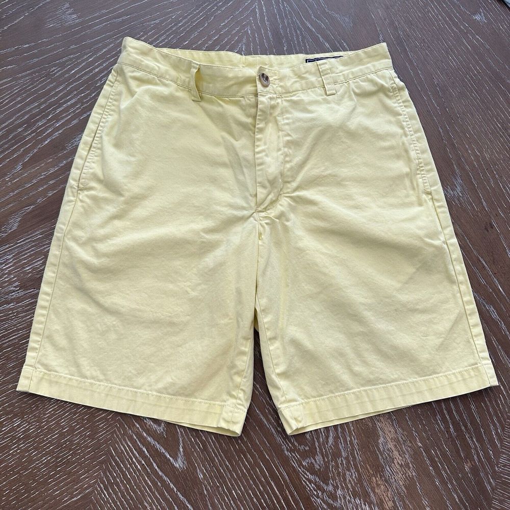 Vineyard Vines 30x 8.5 YELLOW‎ Chino Shorts Men's ~ EXCELLENT, Fast Ship & SOFT